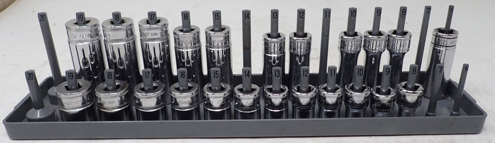 Snap On 3/8" Drive 6 Pt. Metric Sockets (1 of 2)