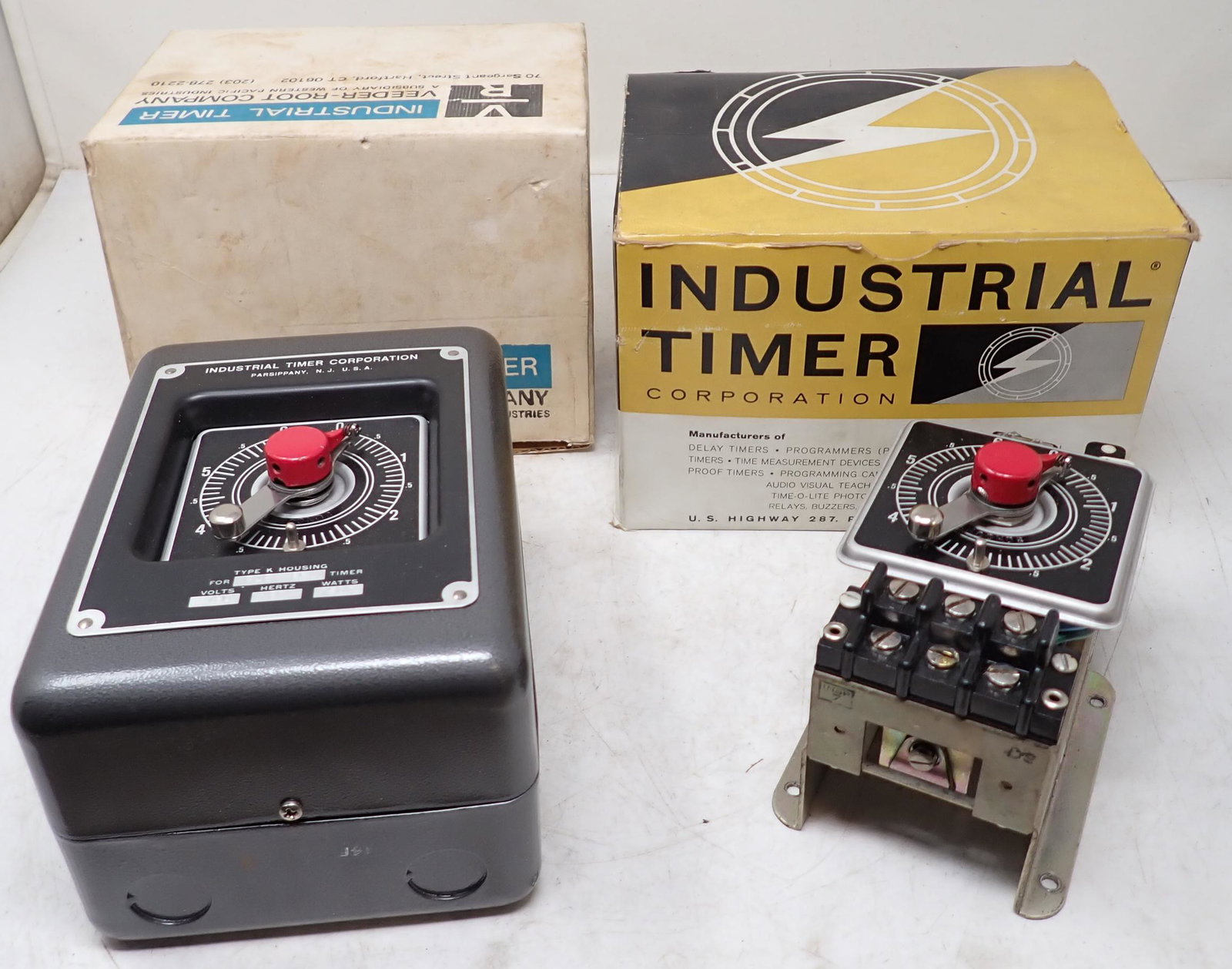 Singer & Veeder Root Industrial Timers: Getting both