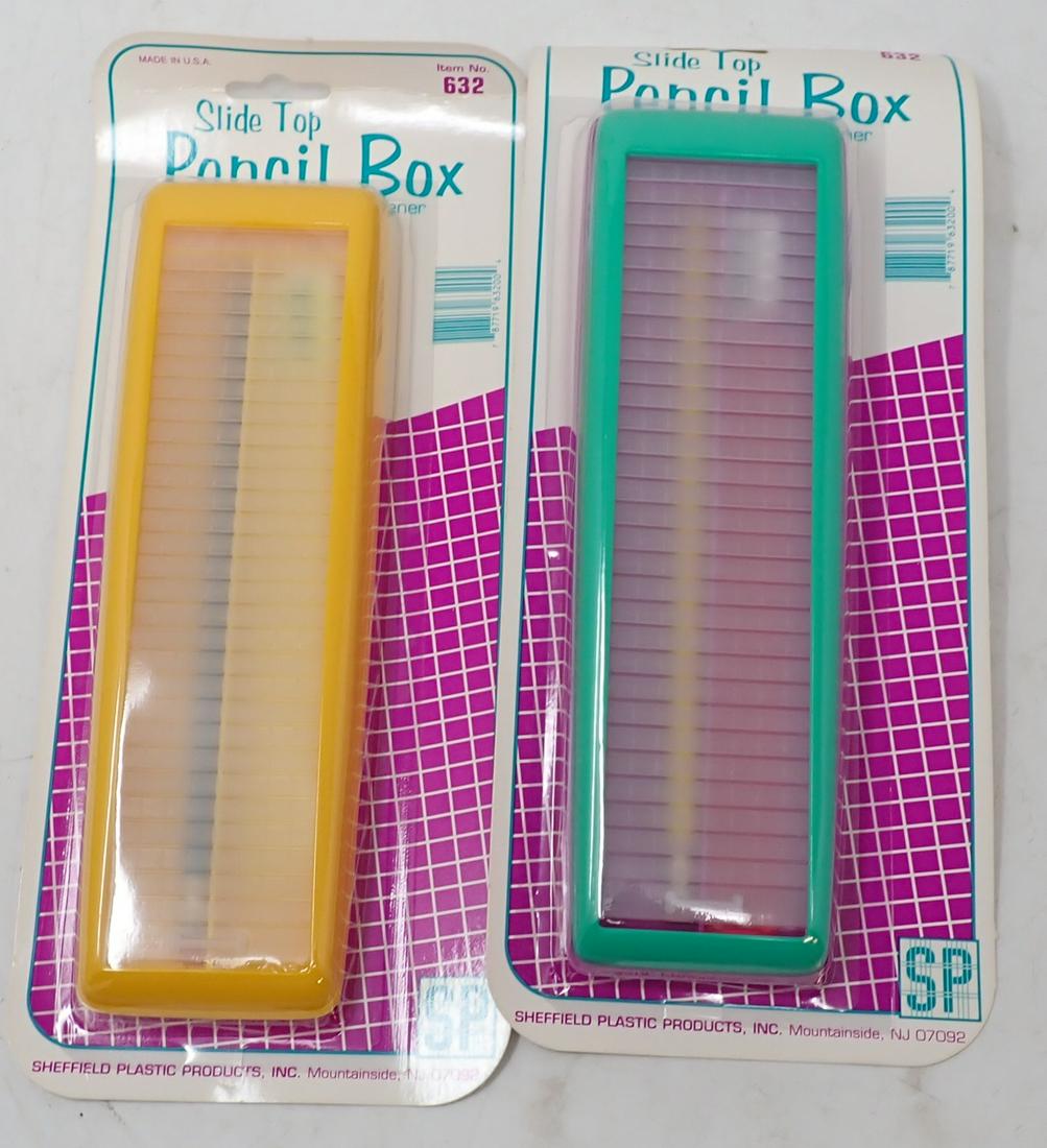60 Vintage Shefflield NOS Pencil Boxes: There are 60 in this lot