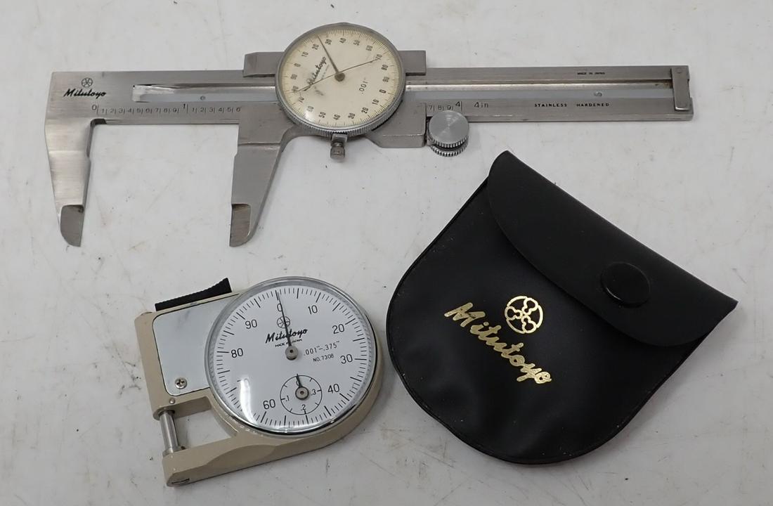 Mitutoyo 7308 Thickness Gauge & Dial Caliper (1 of 4)