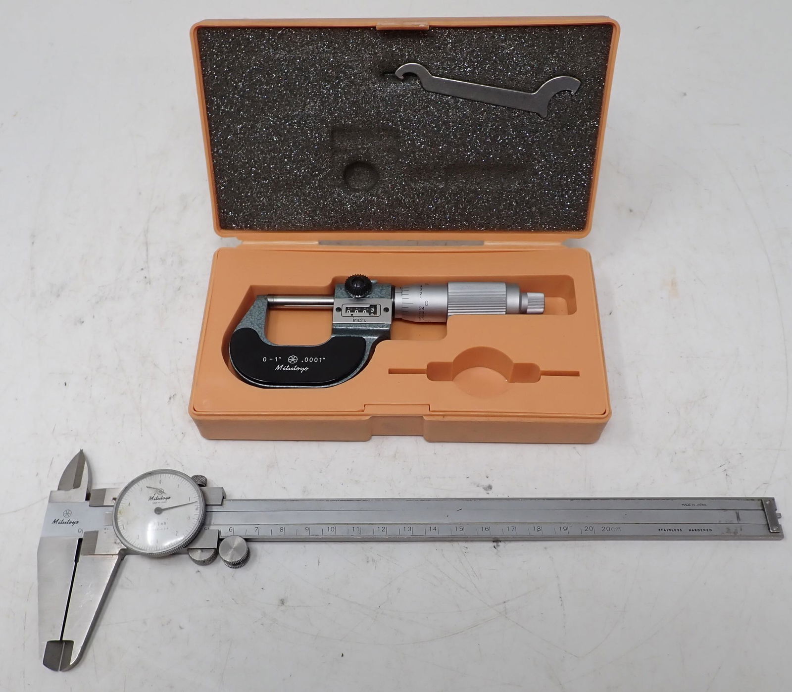 Mitutoyo Dial Caliper & Micrometer (1 of 5)