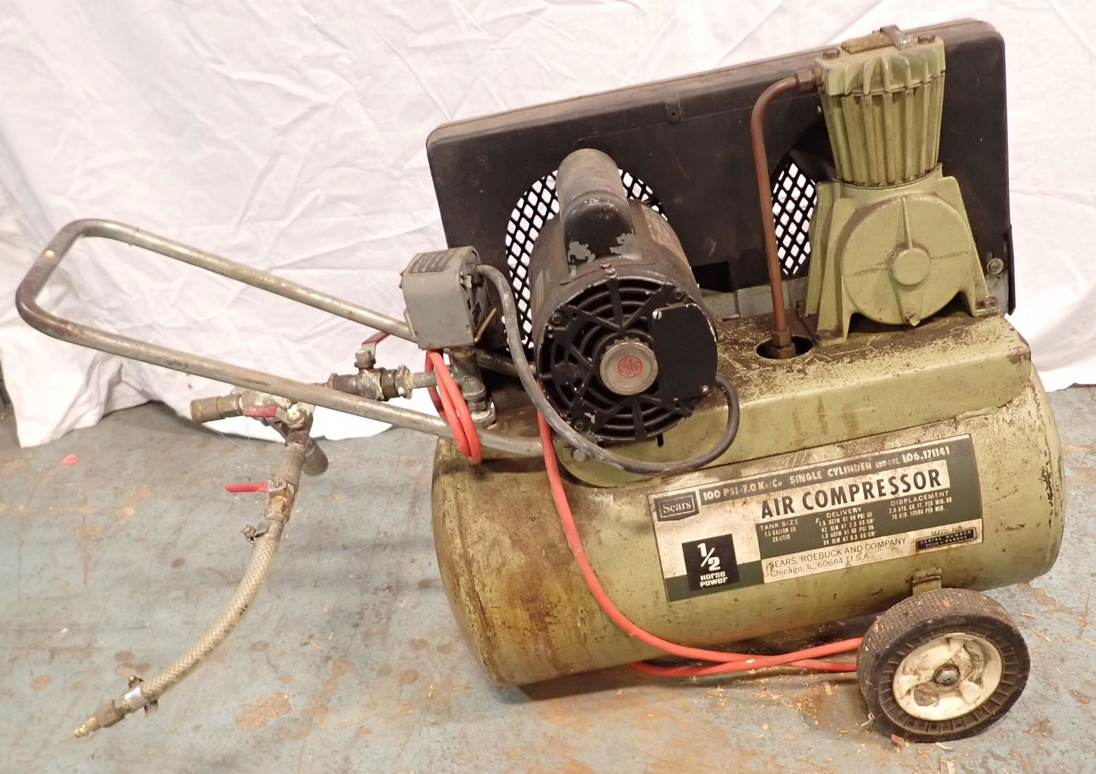 Sears 1/2hp Air Compressor (1 of 3)