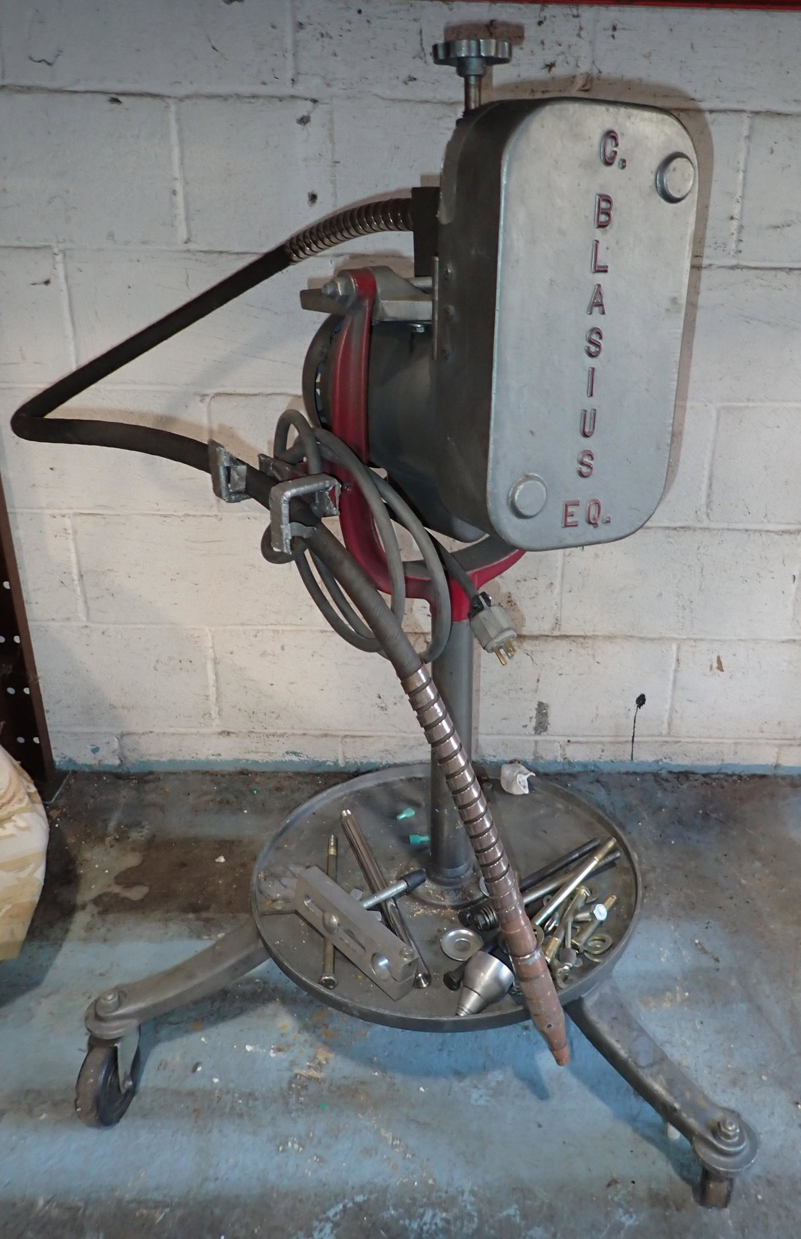 C Blasius Polisher w/ Baldor Motor: No shipping! Bring help to load