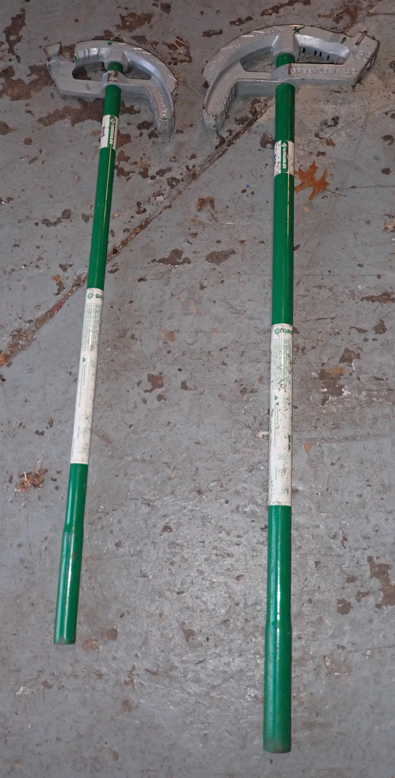 Greenlee 845 & 846 Pipe Benders (1 of 4)