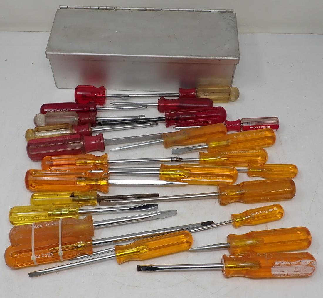 Vaco Rigid Misc Screwdrivers & Aluminum Box (1 of 3)