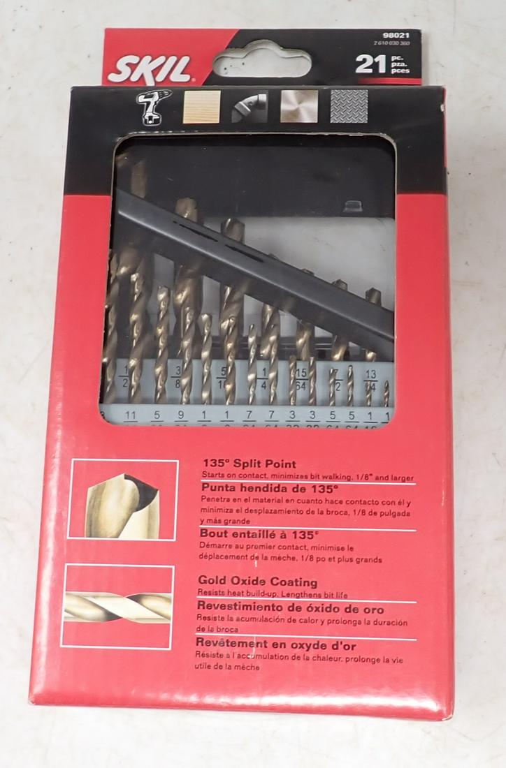 Skil 21pc Gold Oxide Drill Bit Set (1 of 2)