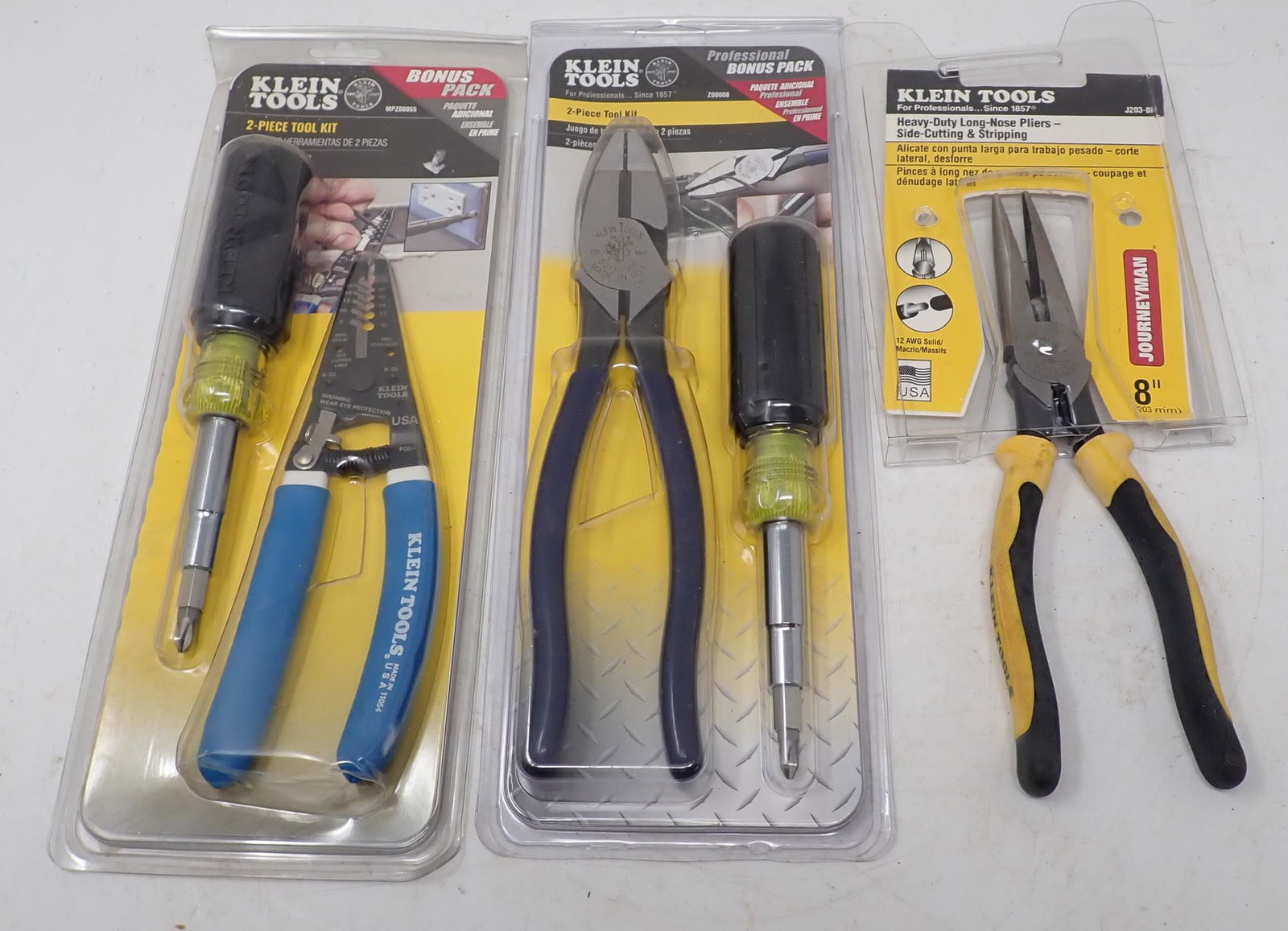 Klein Wire Strippers Cutting Needle Nose Pliers (1 of 3)