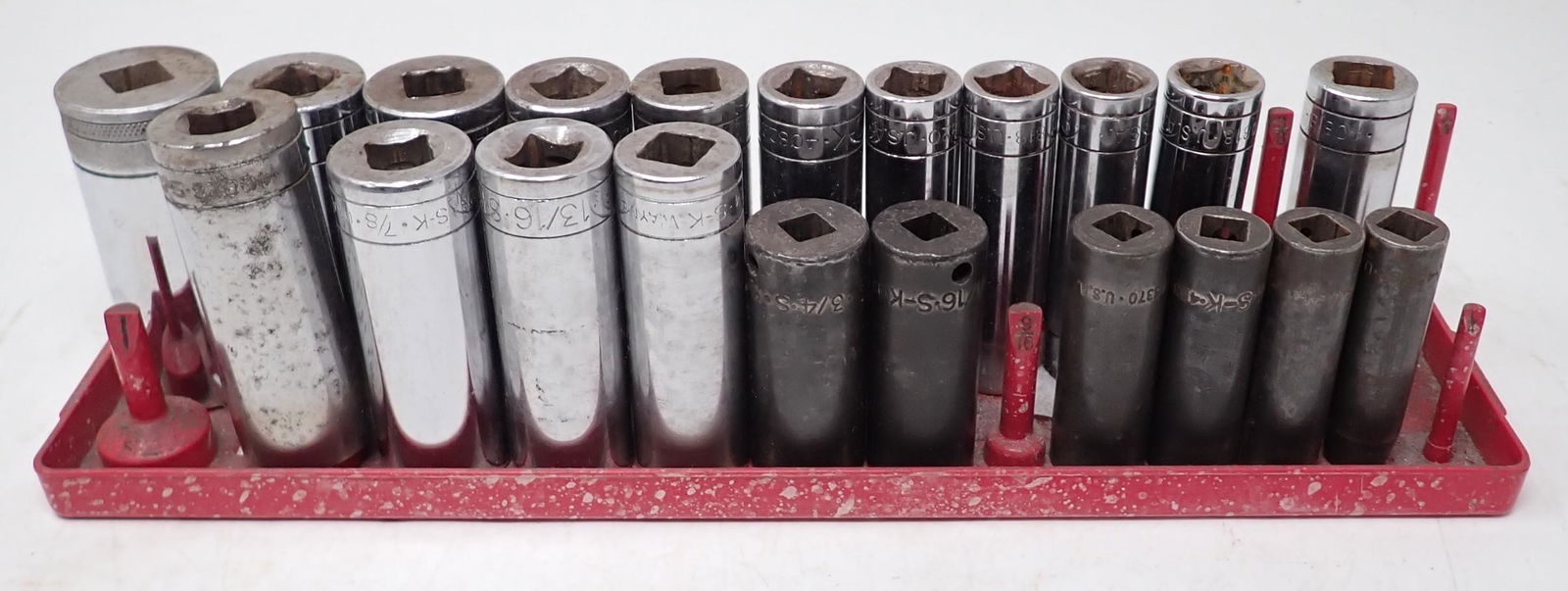 S-K SAE 3/8" & 1/2" Drive Deep Sockets (1 of 3)