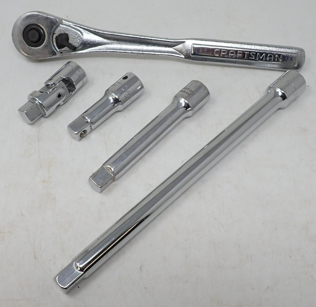 Craftsman 1/2" Drive Rachet Extensions & Swivel (1 of 2)