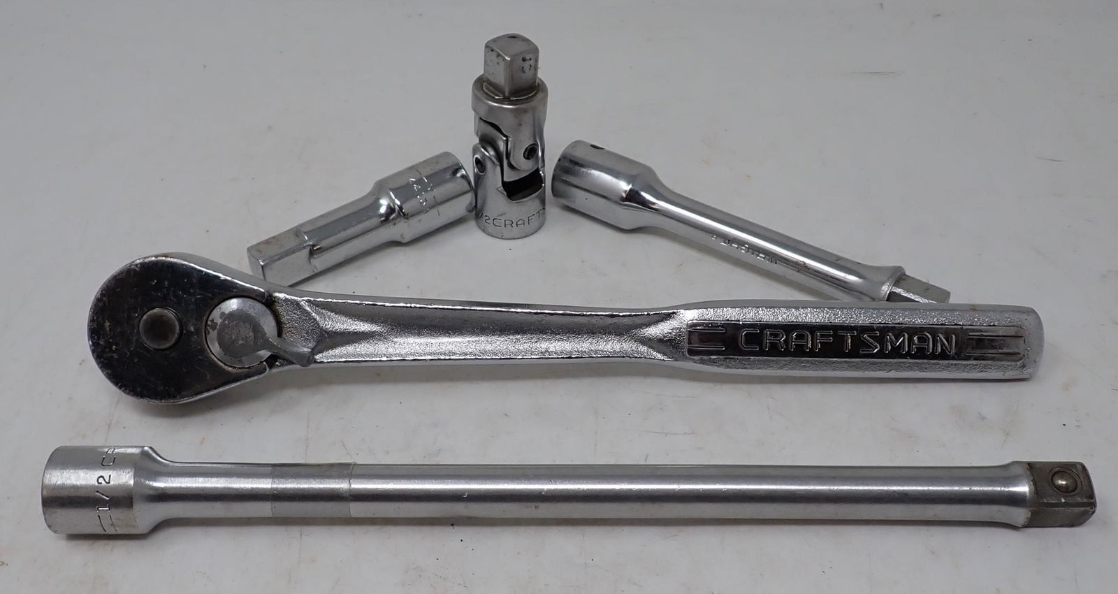 Craftsman 1/2" Drive Rachet Extensions & Swivel (1 of 3)