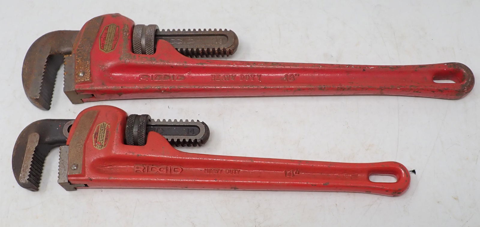 Rigid 14" & 18" Pipe Wrenches (1 of 2)