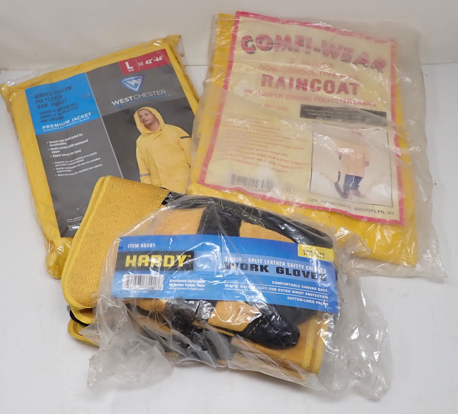 Rain Jackets and Work Gloves (1 of 2)