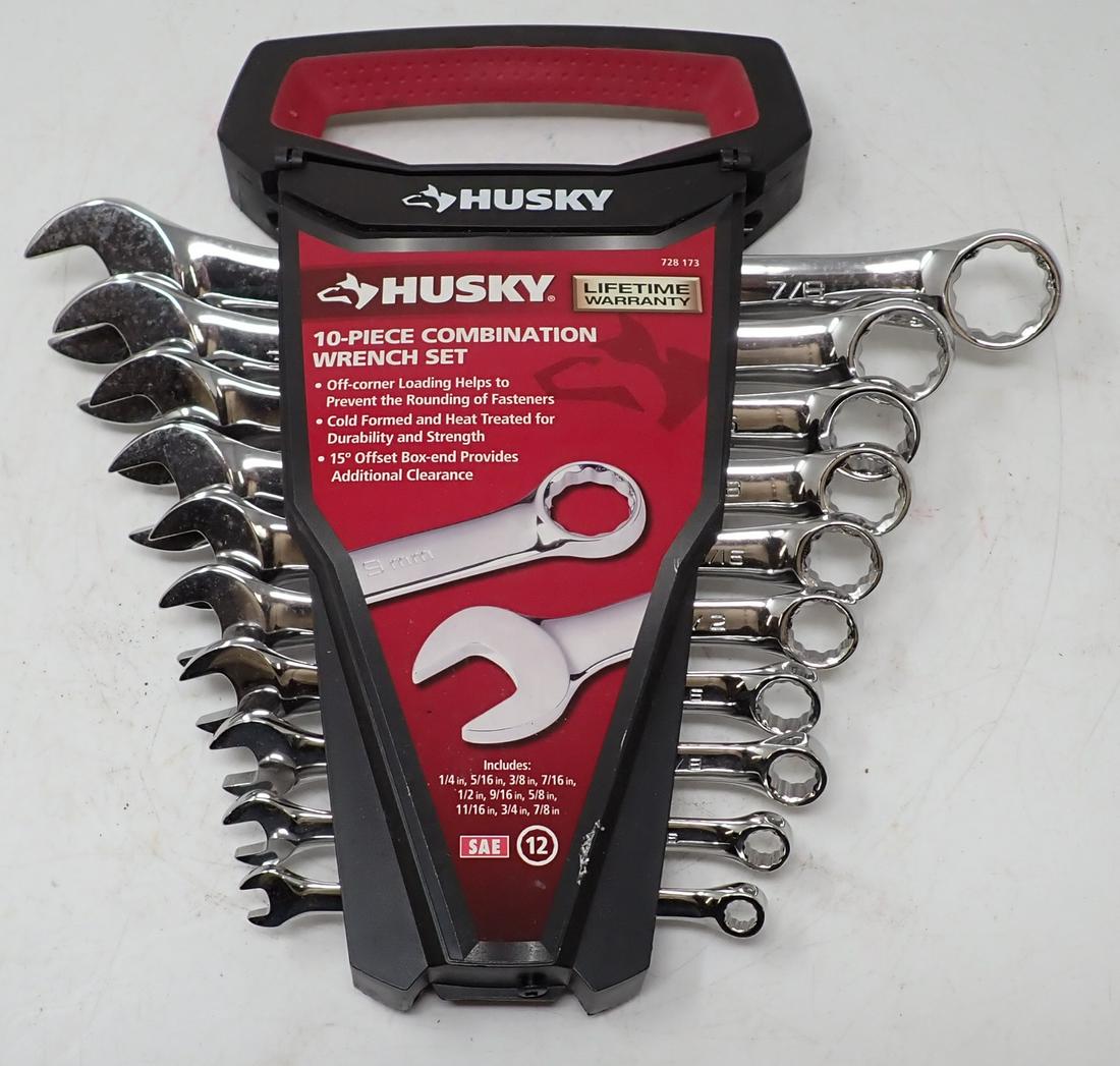 Husky 10pc Combination SAE Wrench Set (1 of 2)