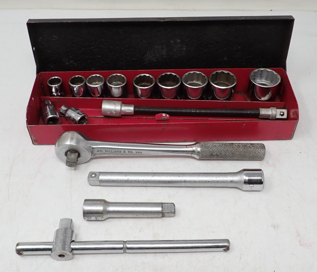 Williams 3/8" Drive Sockets Rachet Extensions (1 of 4)