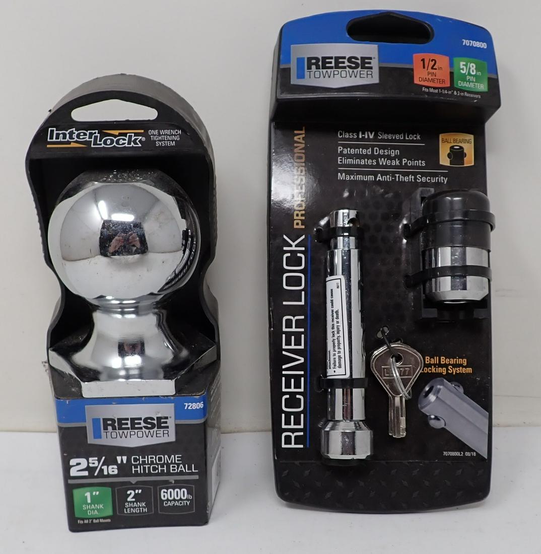 Reese 2 5/16" Ball & Receiver Lock (1 of 3)