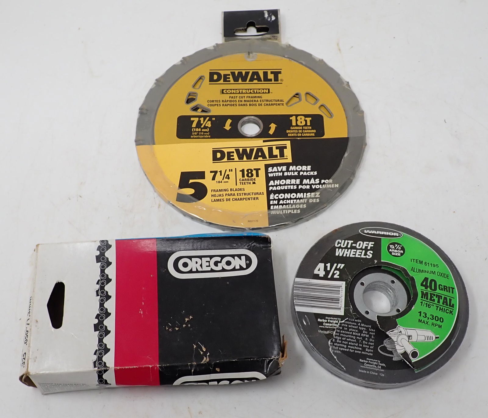 Chainsaw Chain Cut Off Wheels 5 Saw Bades (1 of 4)