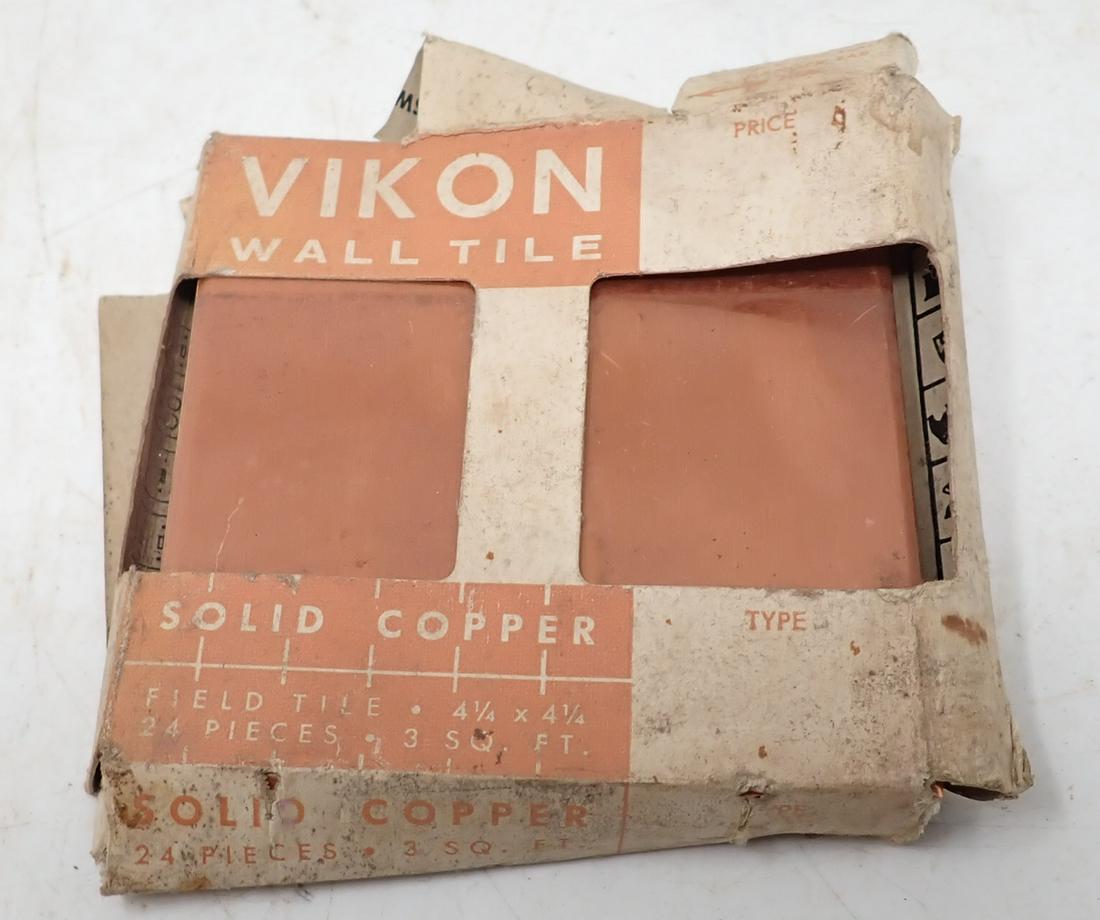 24 Vintage Viking Copper Wall Tiles (1 of 1)