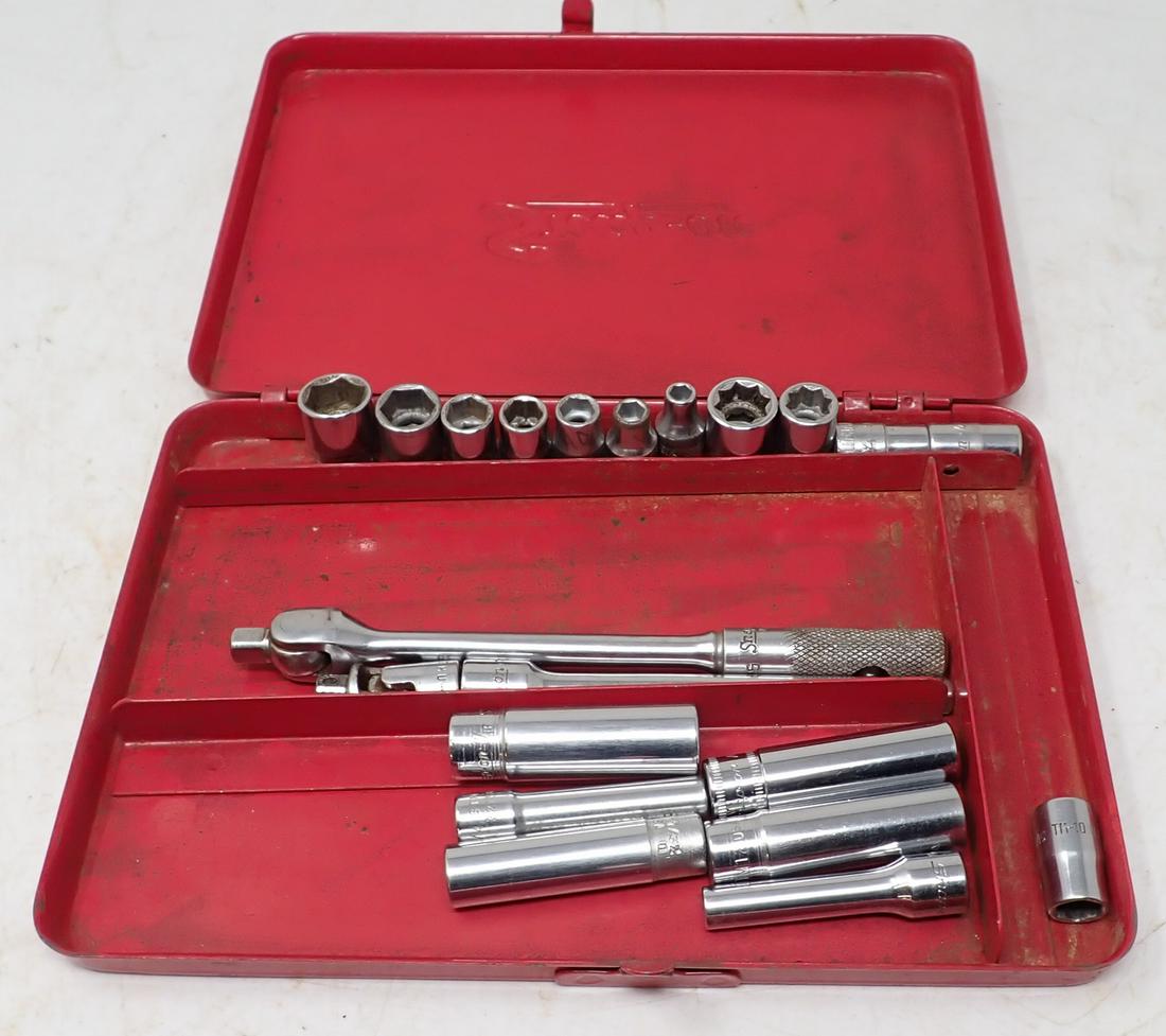 Snap On 1/4" Drive Sockets Breaker Bar (1 of 3)