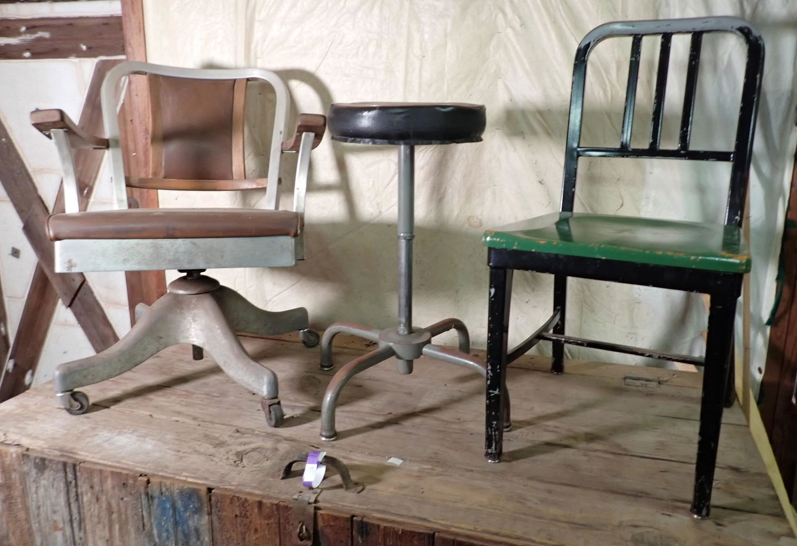 1969 Shaw Walker Aluminum Desk Chair (1 of 11)