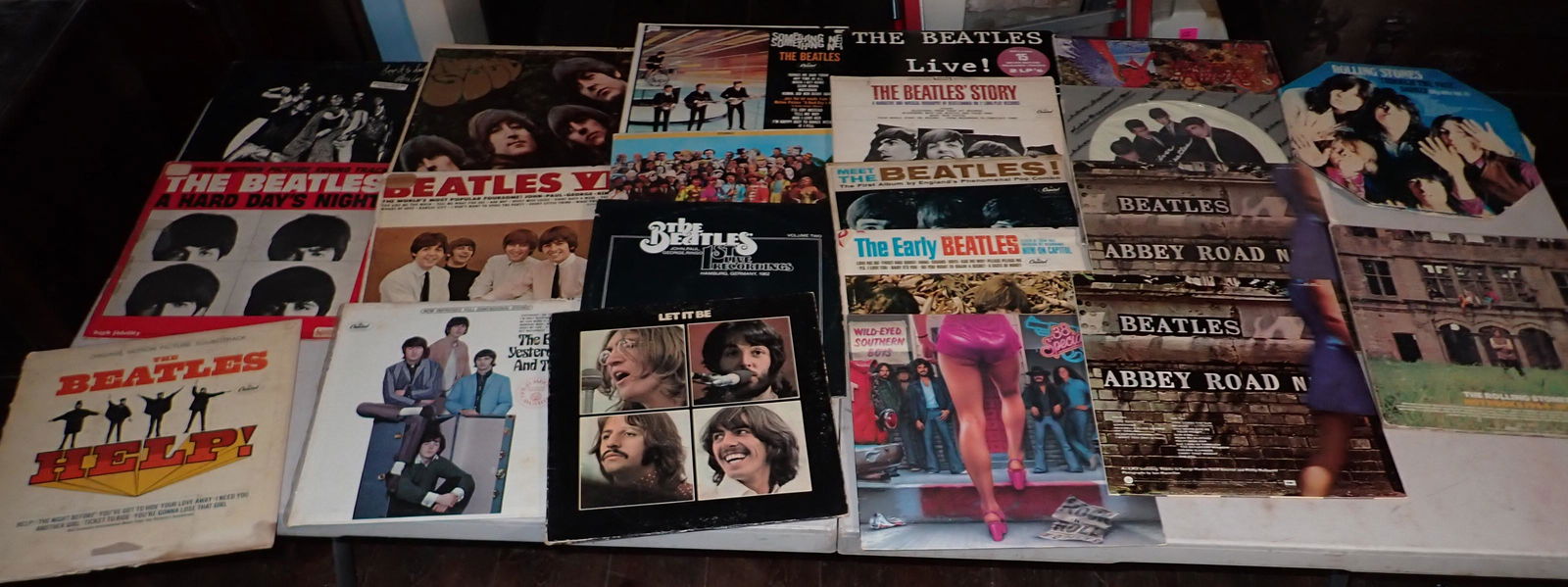 Beatles Alice Cooper Rolling Stones Albums (1 of 9)