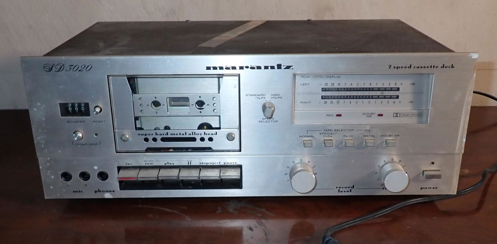Marantz SD 3020 Cassette Deck (1 of 3)