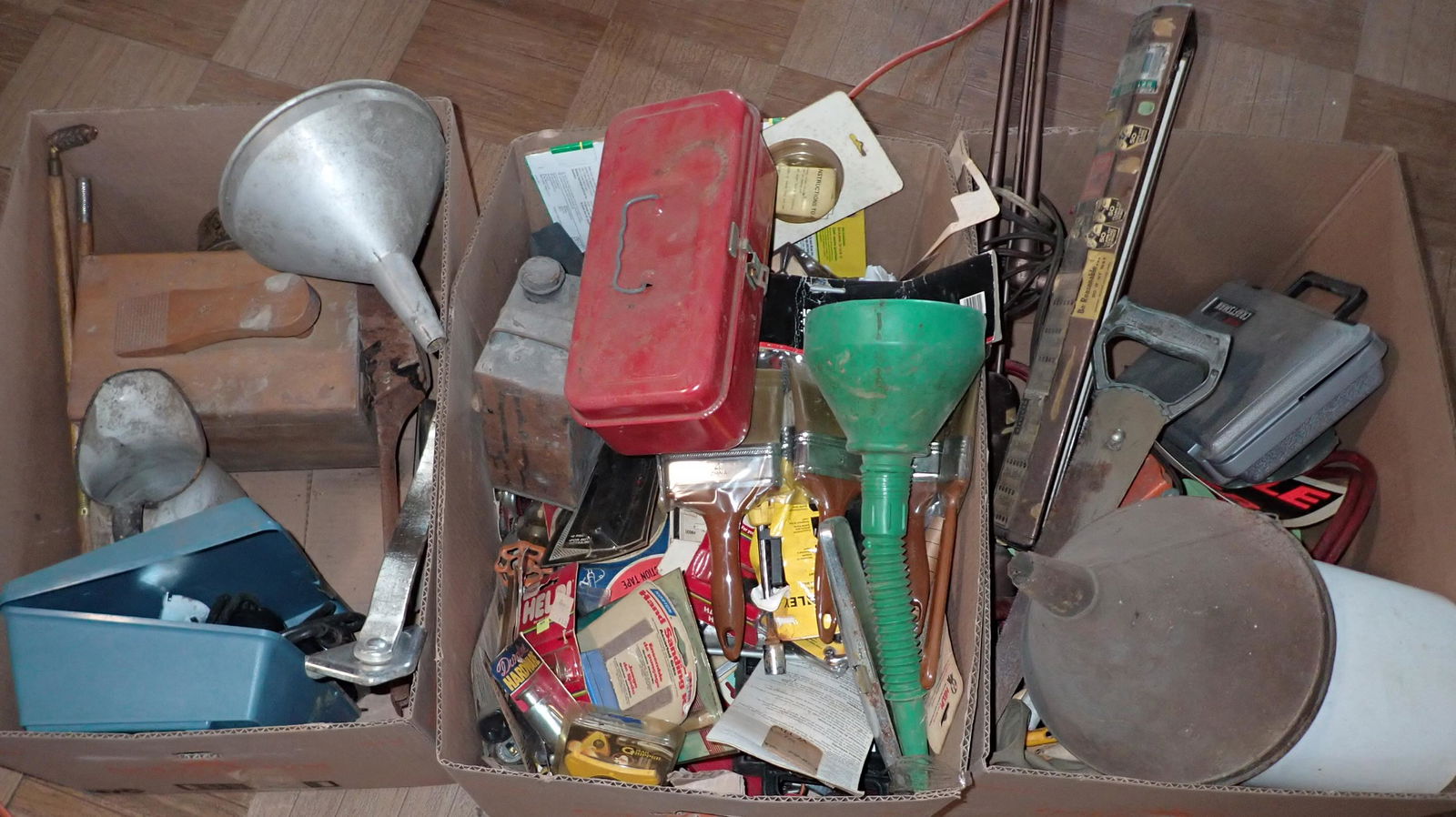 3 Boxes of Tools and Misc (1 of 4)