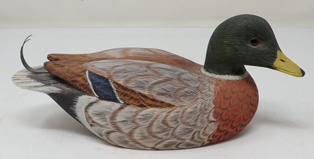 1984 Drake Mallard Decoy by Lavan (1 of 4)