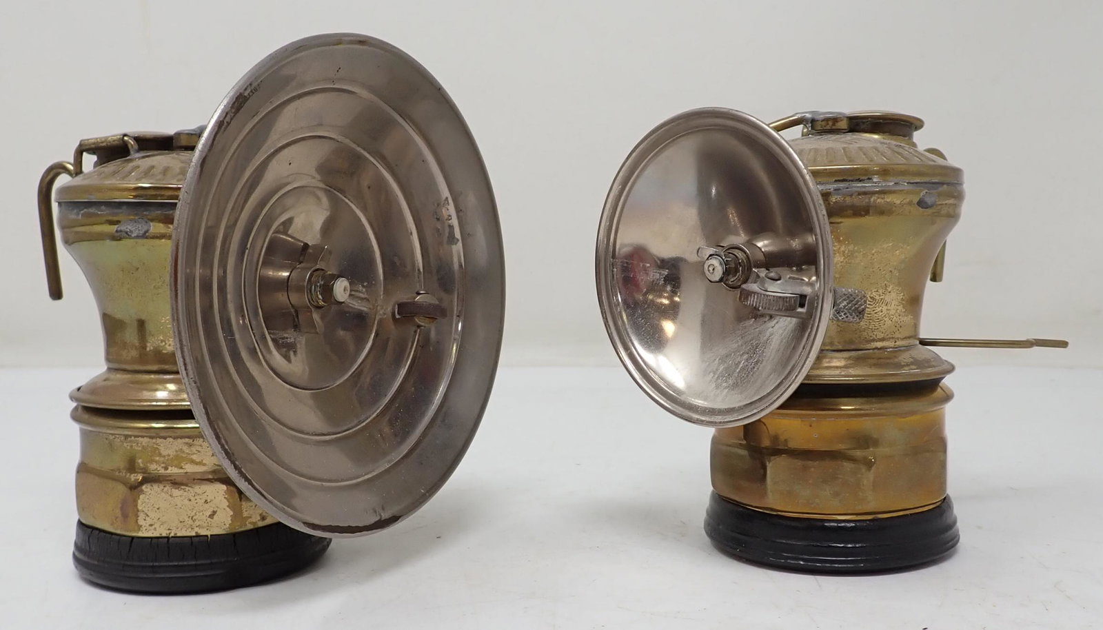 2 Auto Lite Brass Miners Lamps (1 of 7)