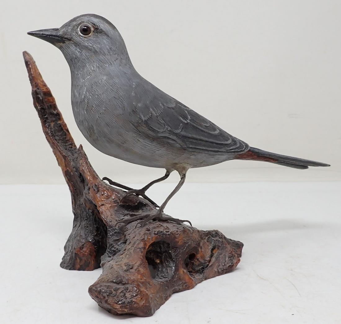 1976 R Walter Catbird Bird Carving (1 of 3)