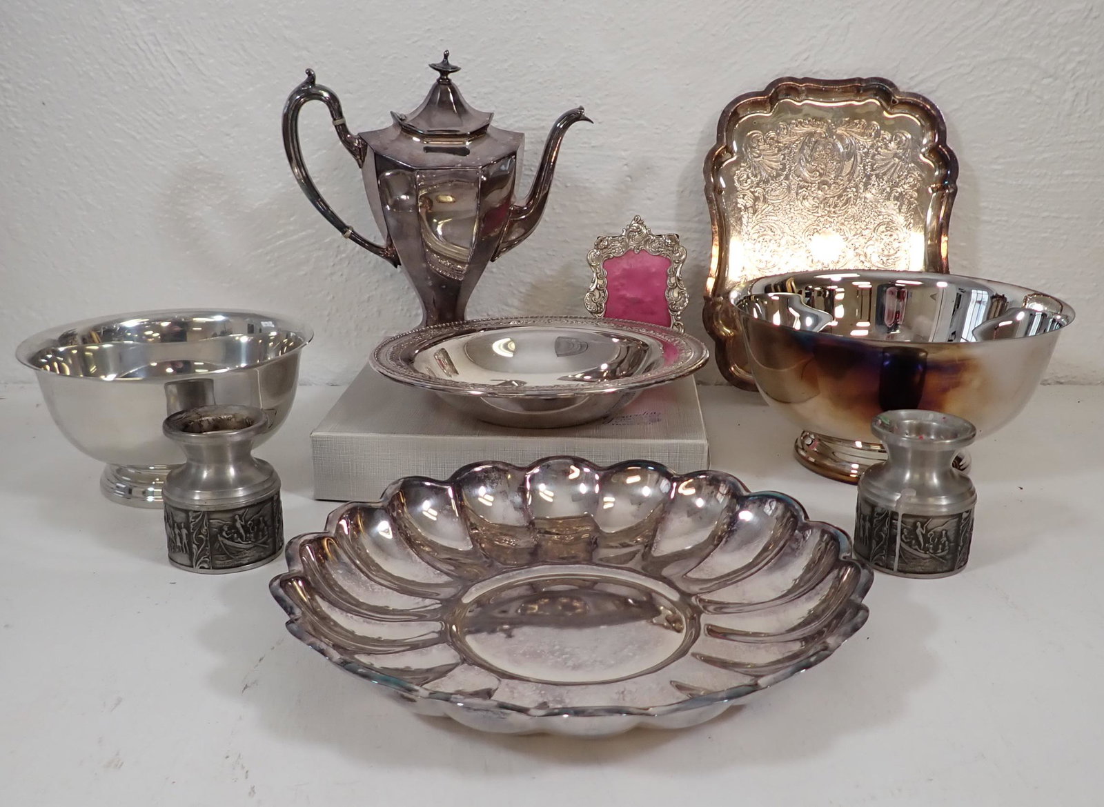 Silverplate Empire Pewter & Misc (1 of 5)