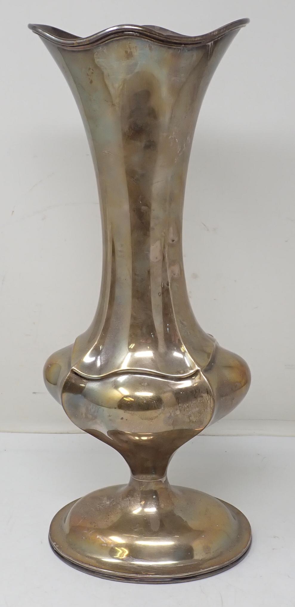 Large Sterling Silver Vase (1 of 7)