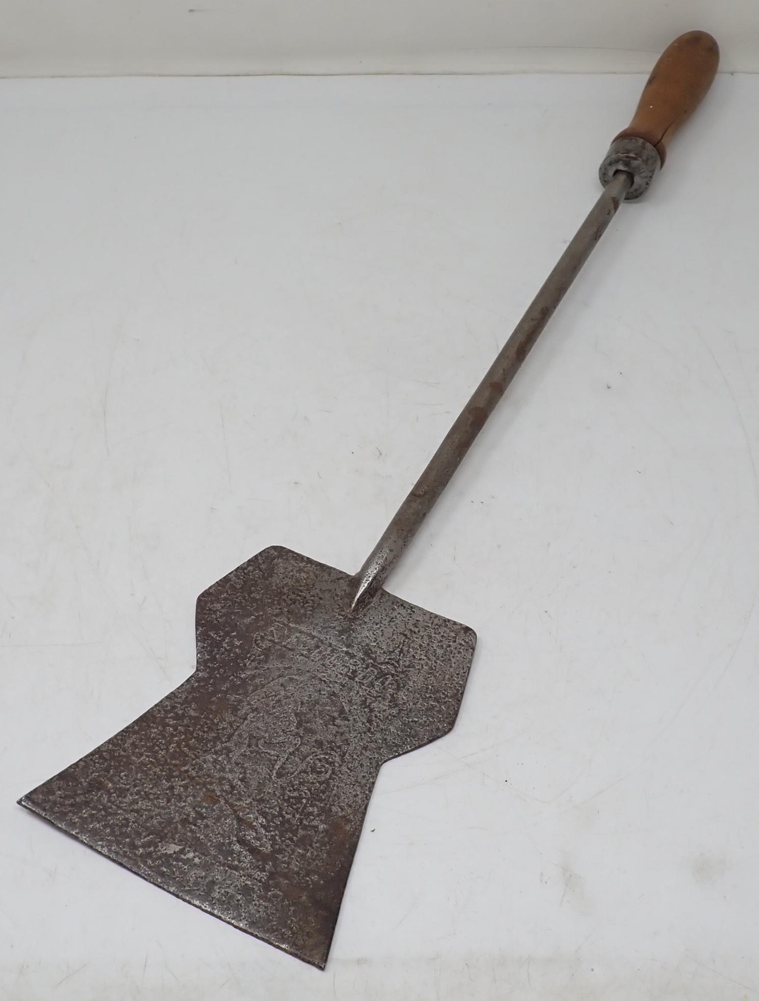 Early Wrought Iron Peil Signed: Approx 4 7/8" x 22 1/4"
