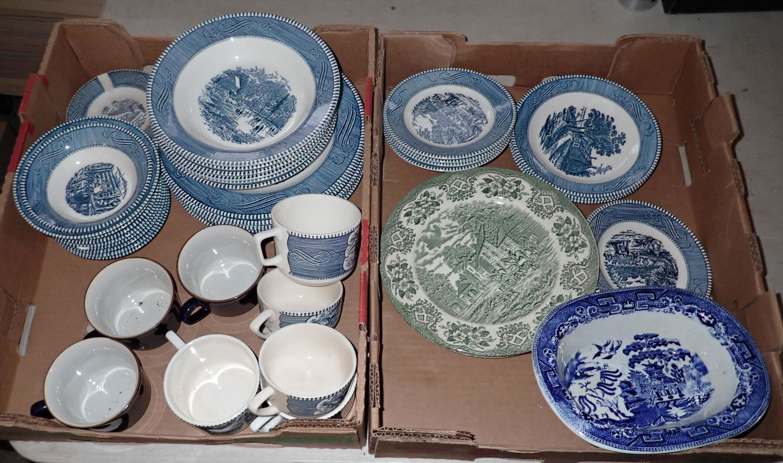 Currier & Ives English Ironstone Dinnerware (1 of 6)