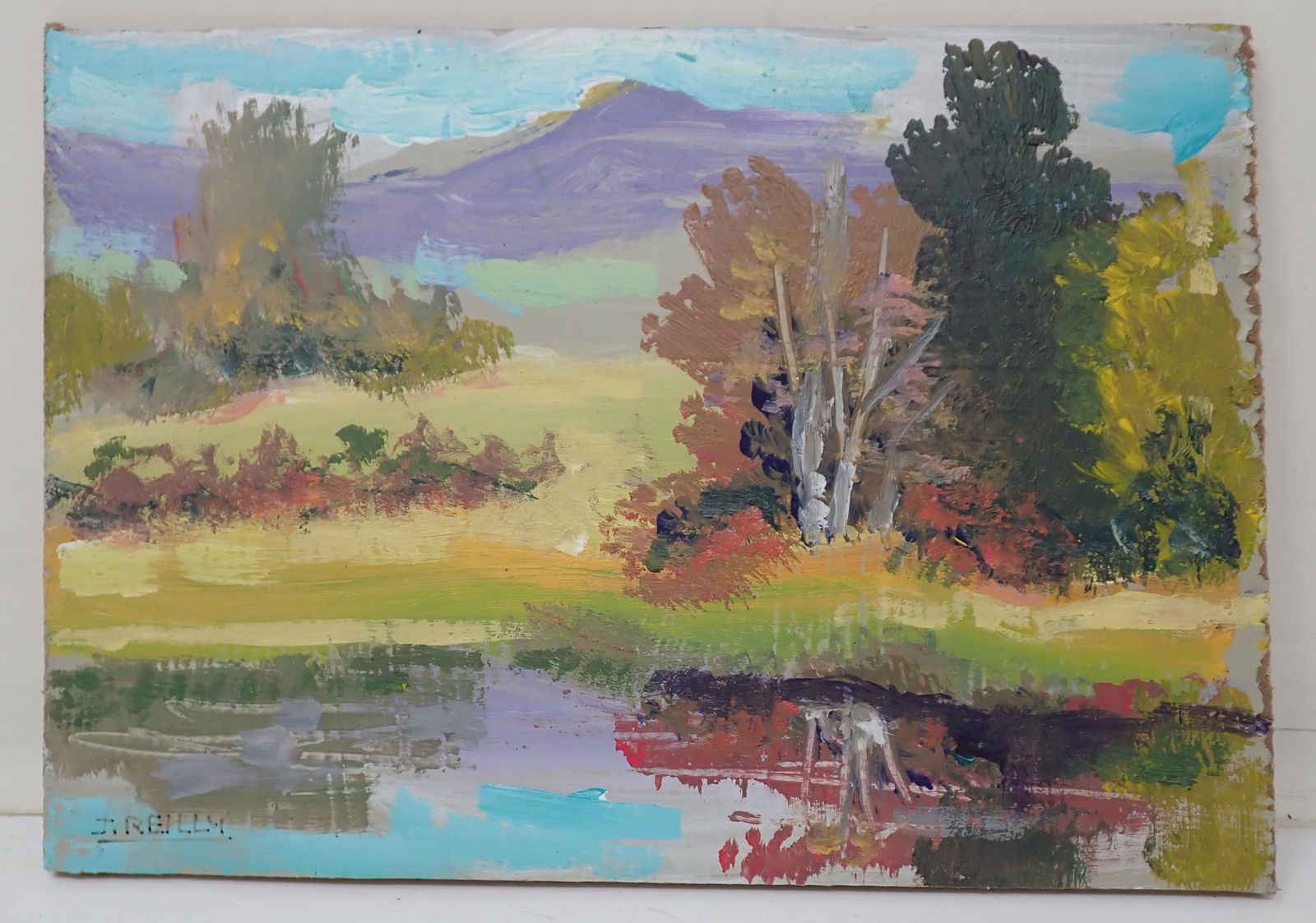John Reilly Signed Landscape Oil Painting (1 of 3)