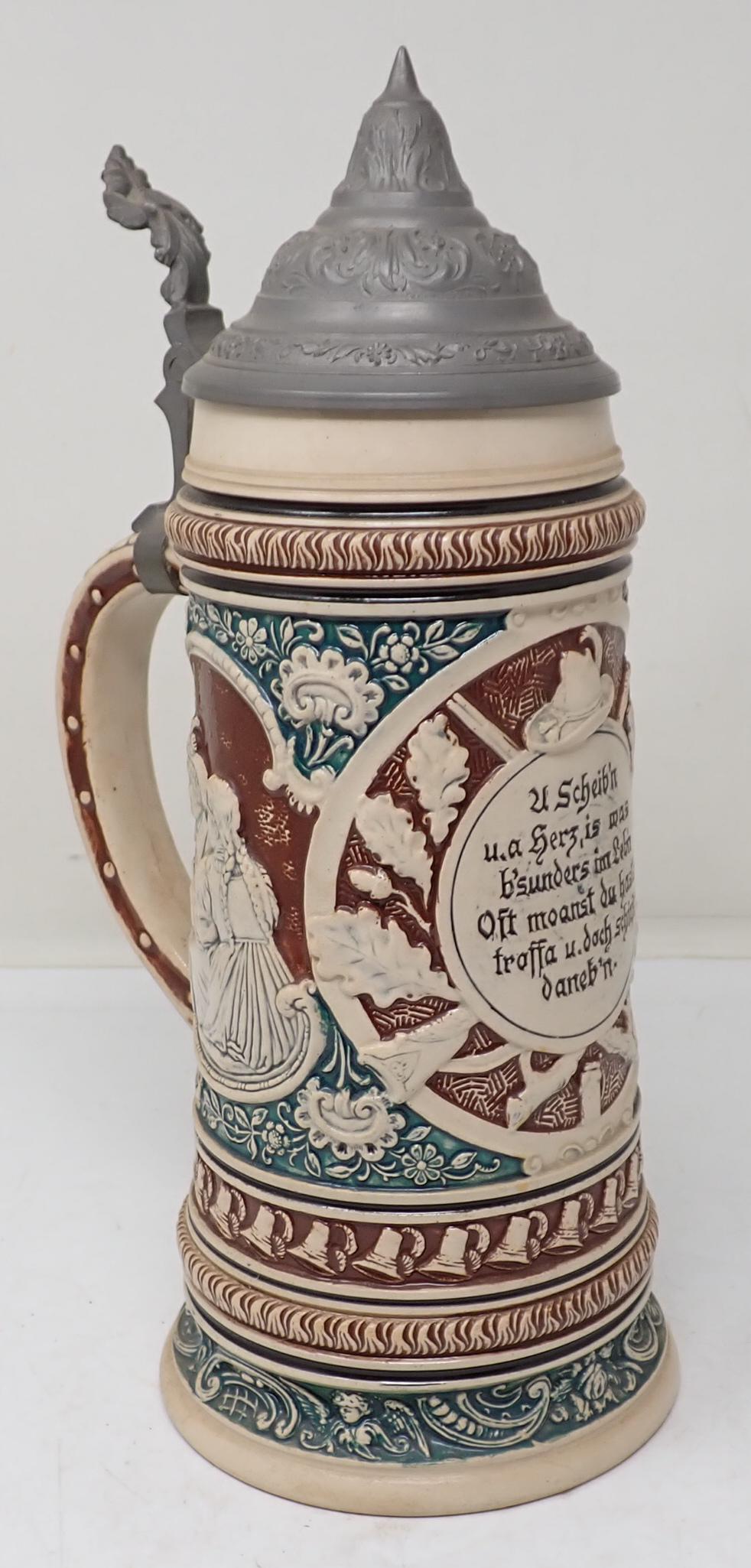 German Lidded Stein (1 of 6)