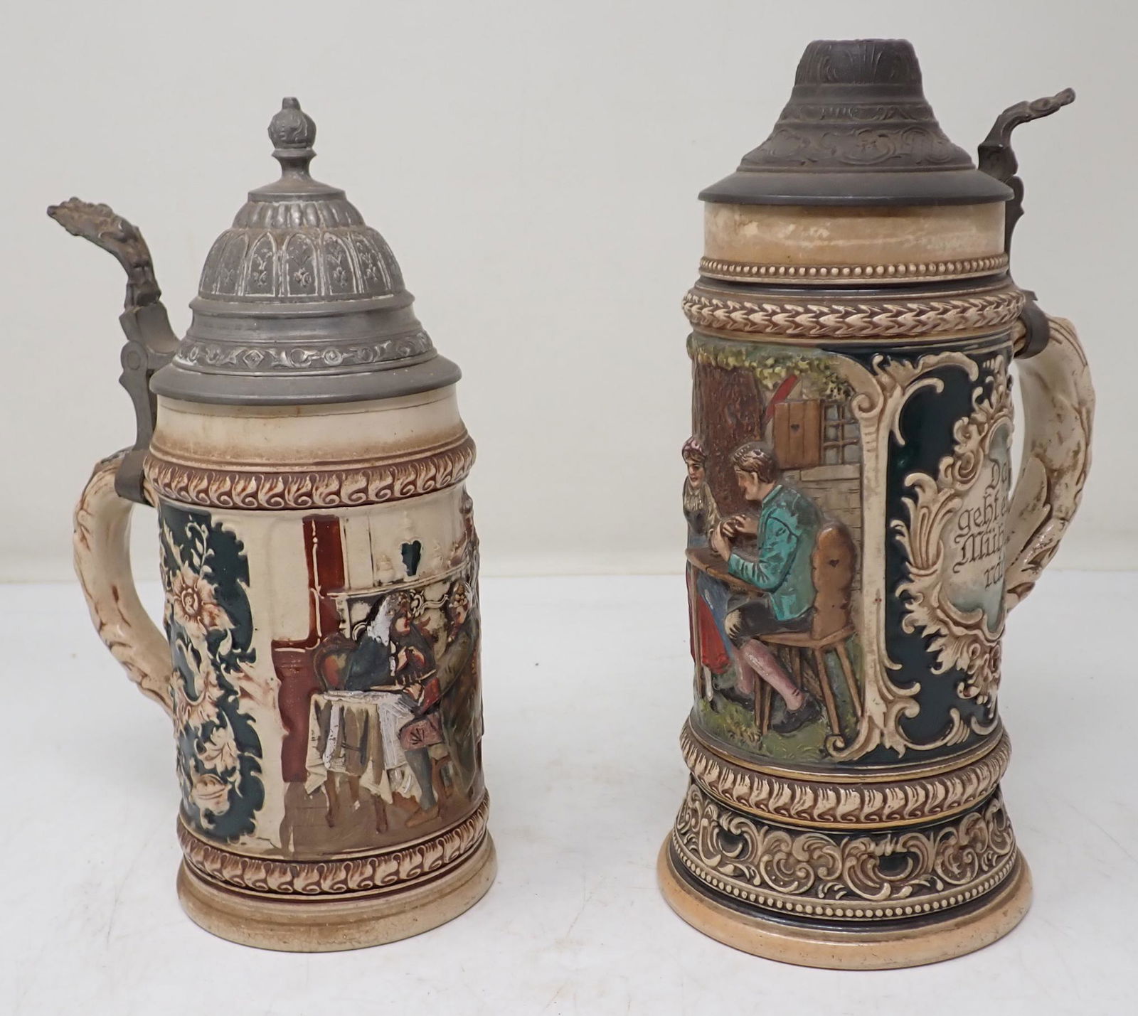 2 German Lidded Steins (1 of 7)