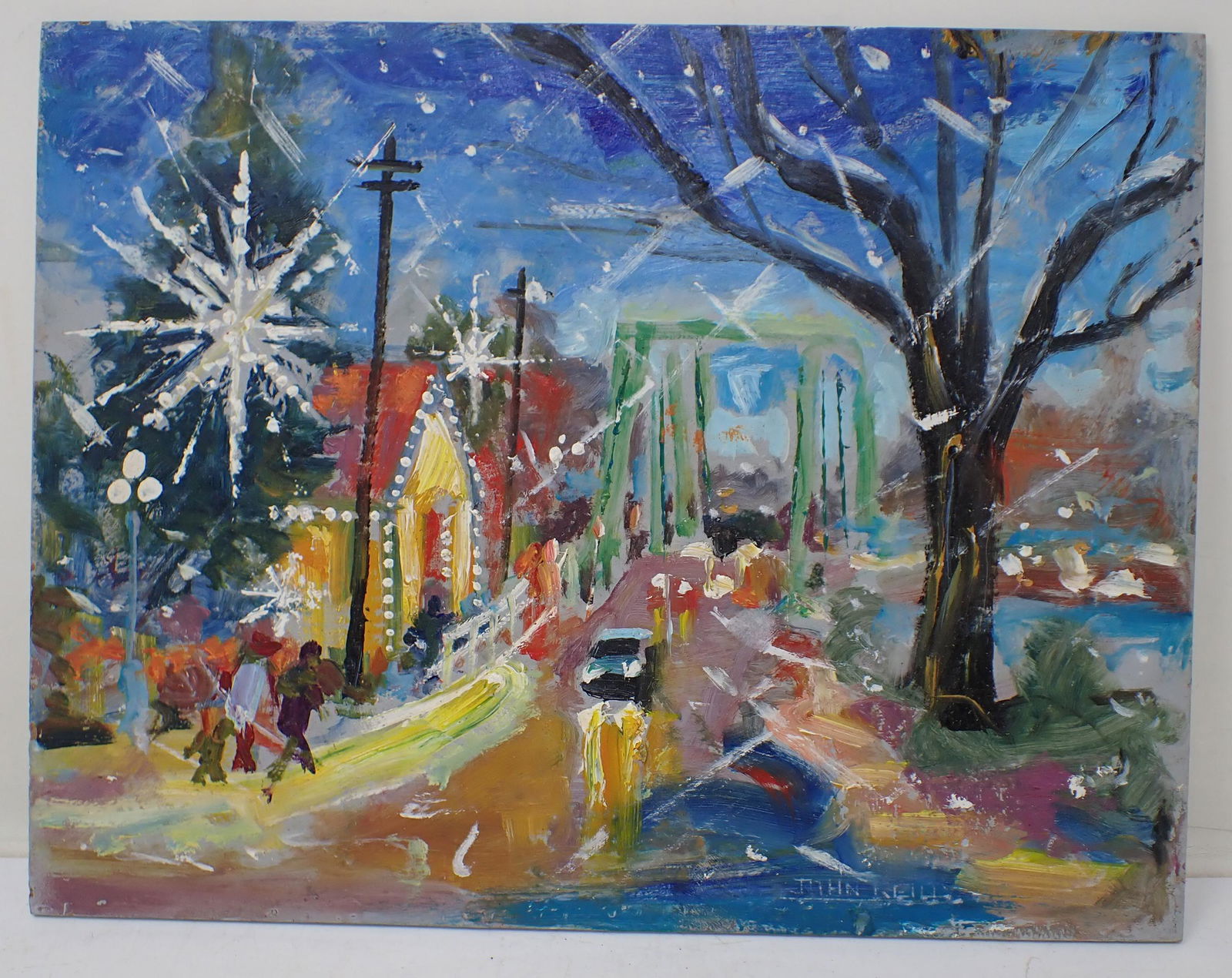 John Reilly Delaware River Bridge Painting (1 of 3)