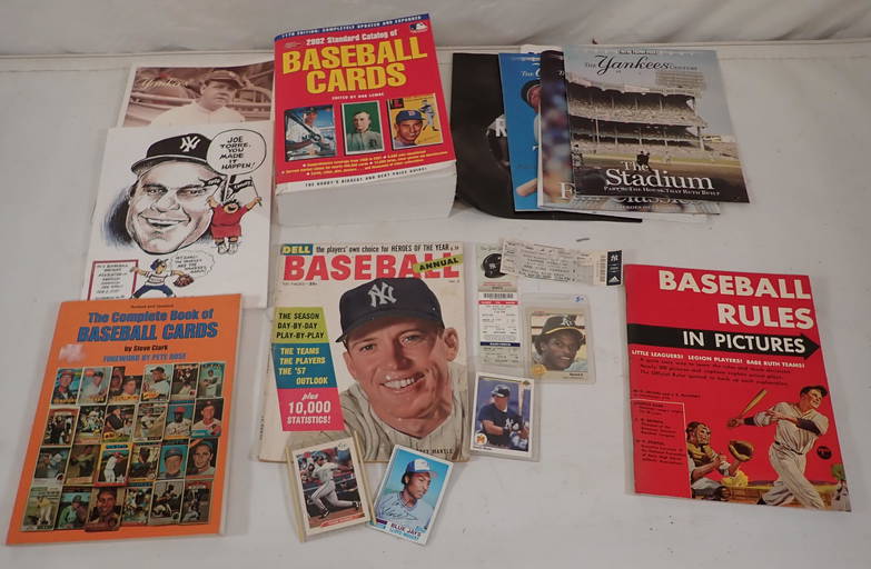 Baseball Card Catalog Yankees Tickets Magazines (0385) on Jan 08, 2023