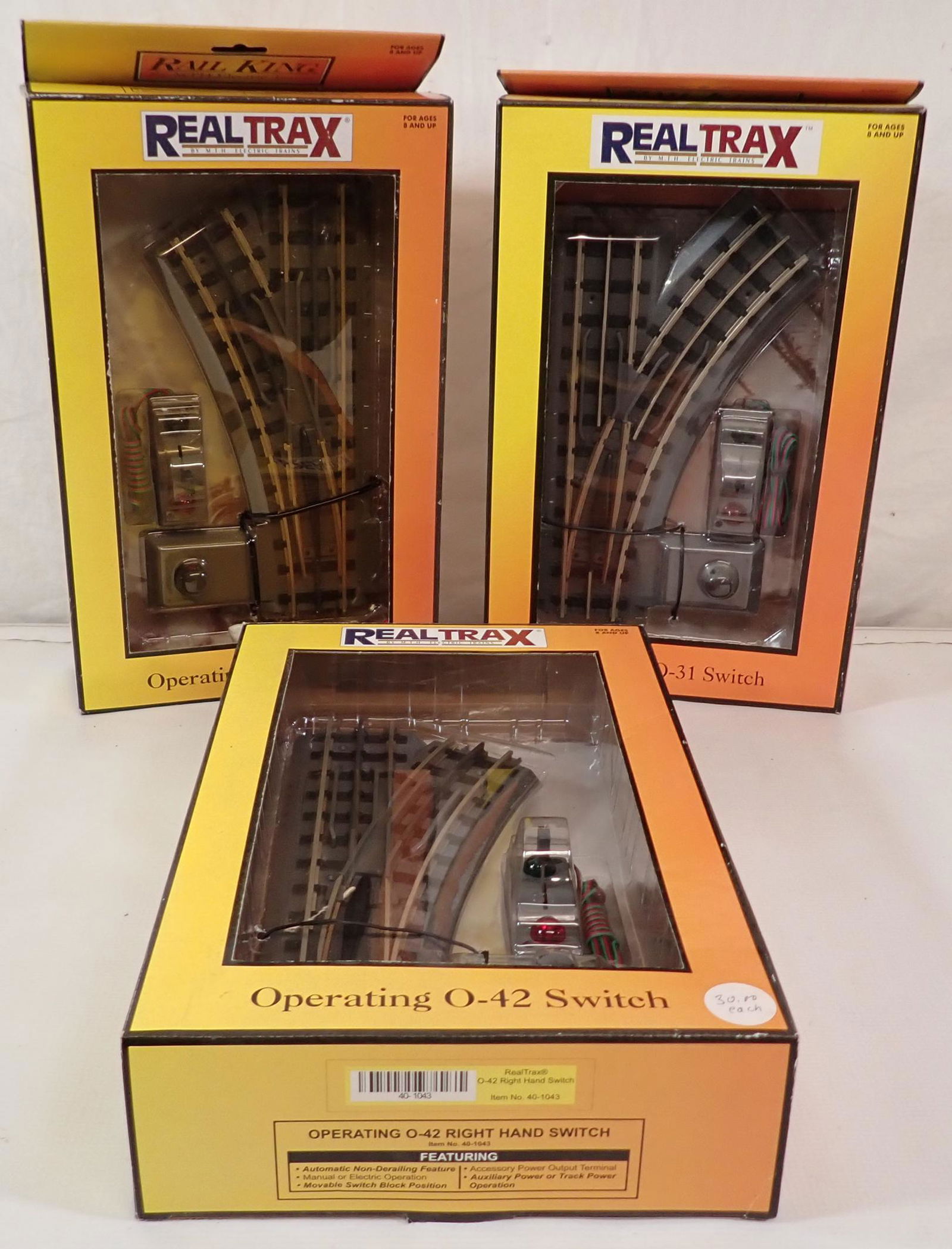 Rail King 0-42 0-43 Switch Tracks (1 of 3)