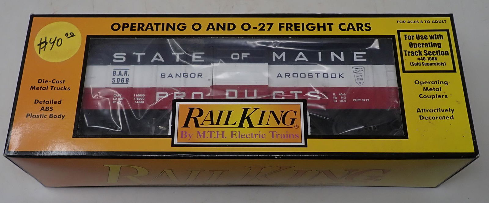MTH Rail King Bangor & Aroostook Box Car (1 of 2)