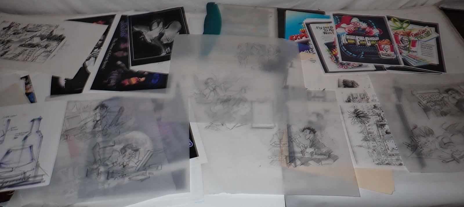 John Reilly Sketches & Printed Material (1 of 9)