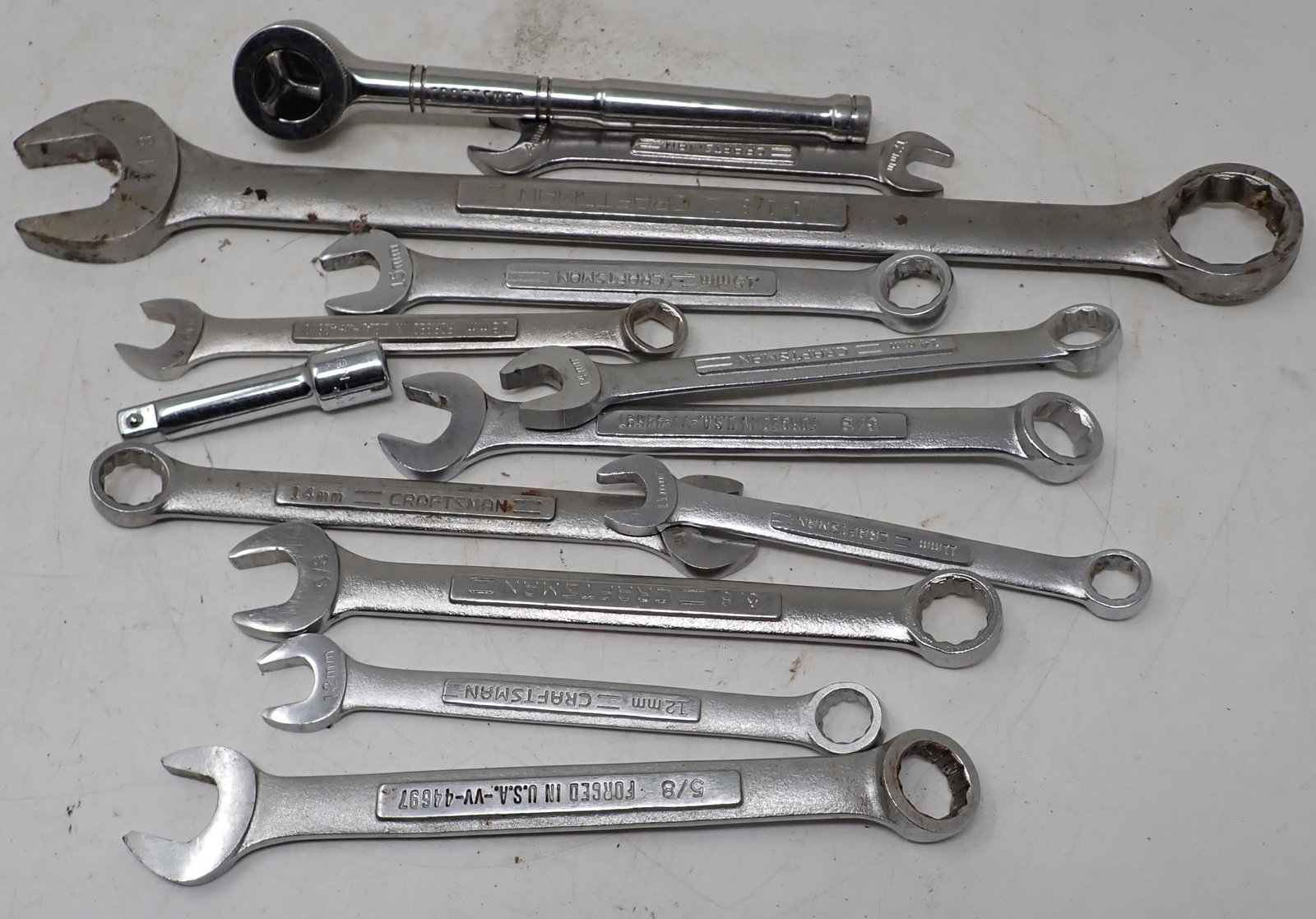Craftsman Metric SAE Wrenches 3/8" Drive Rachet (1 of 4)
