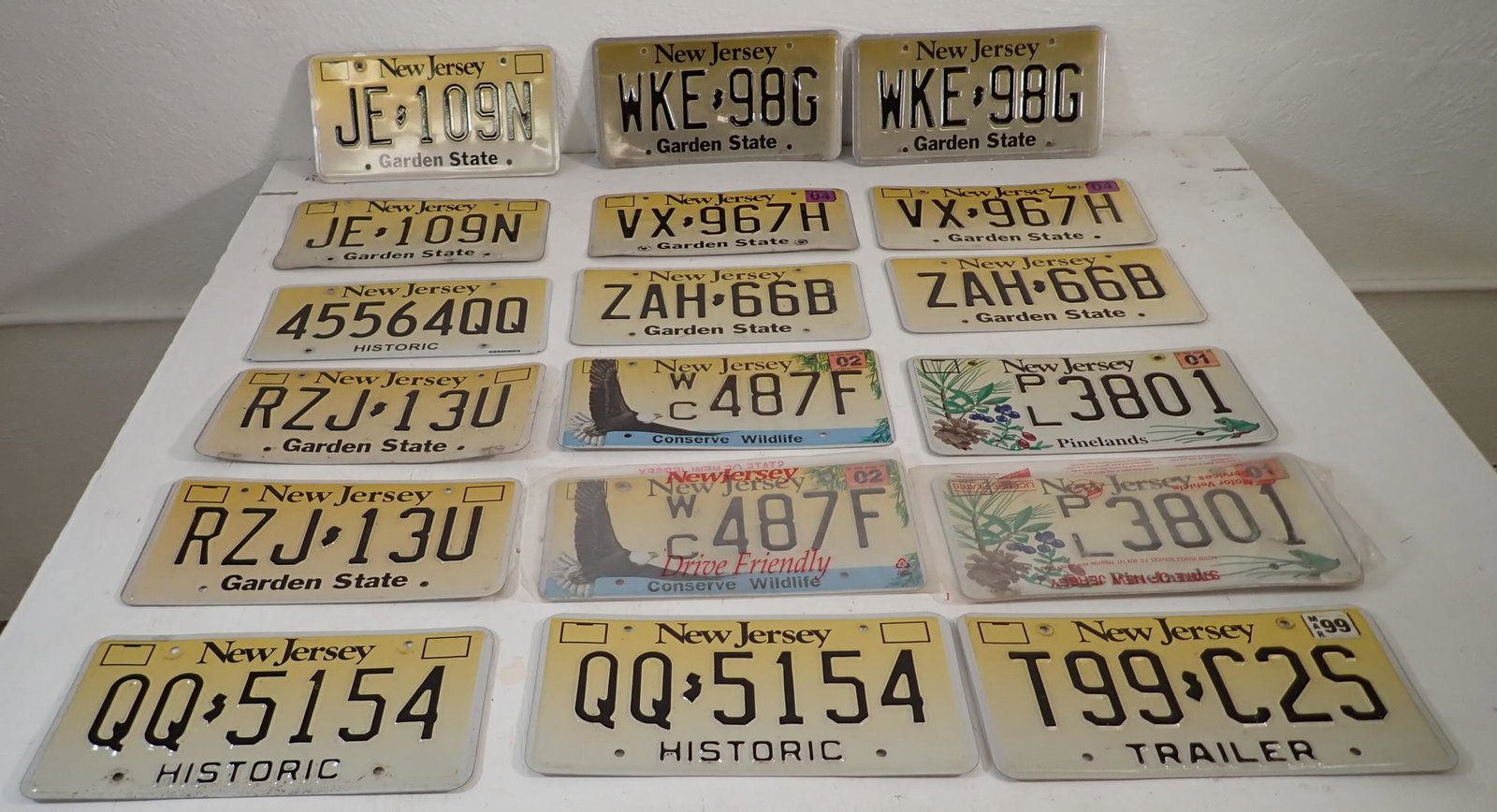 Vintage NJ License Plates (1 of 3)