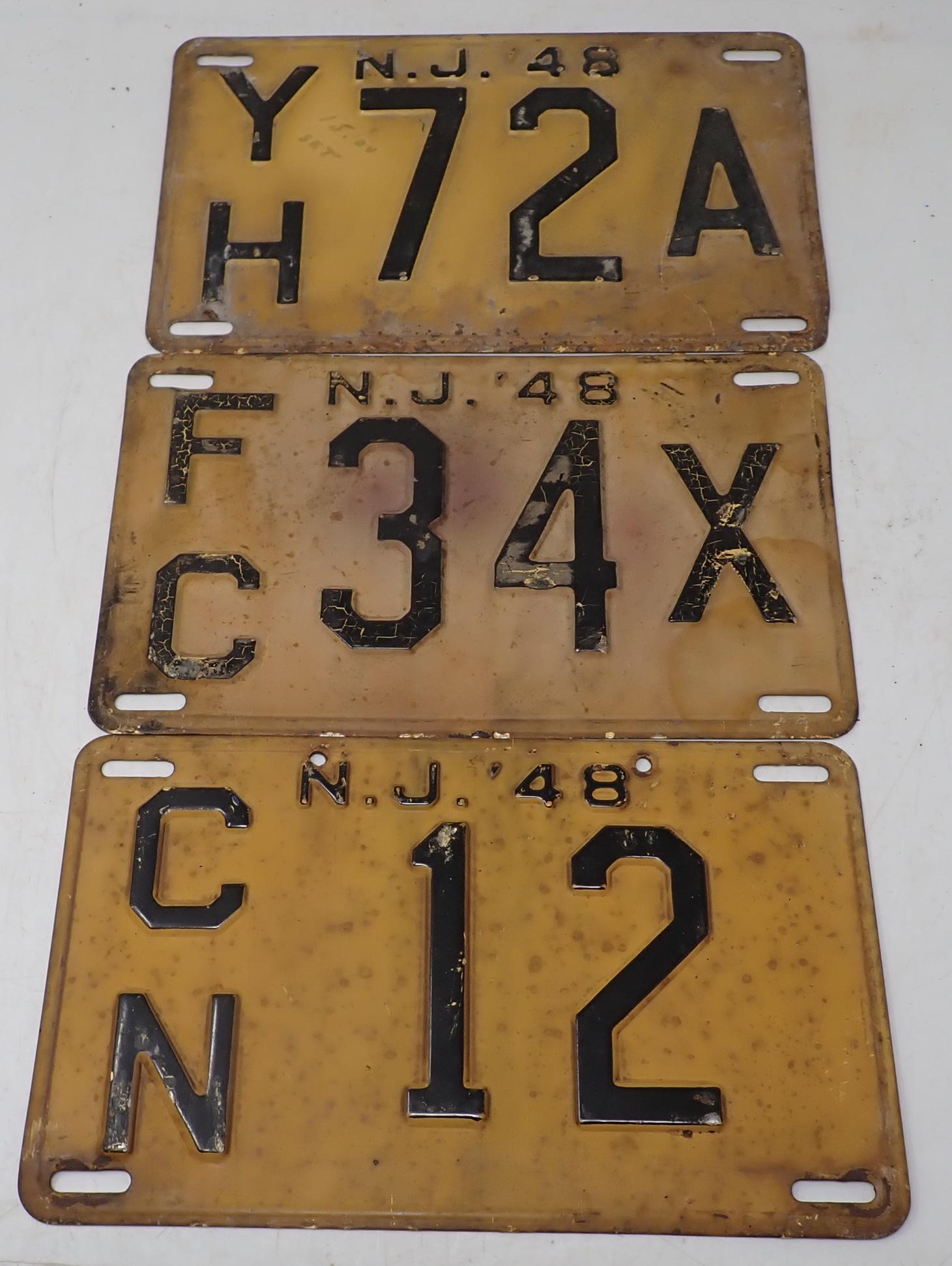 1948 NJ License Plates (0309) on Feb 05, 2023 M.J. Stasak Jr