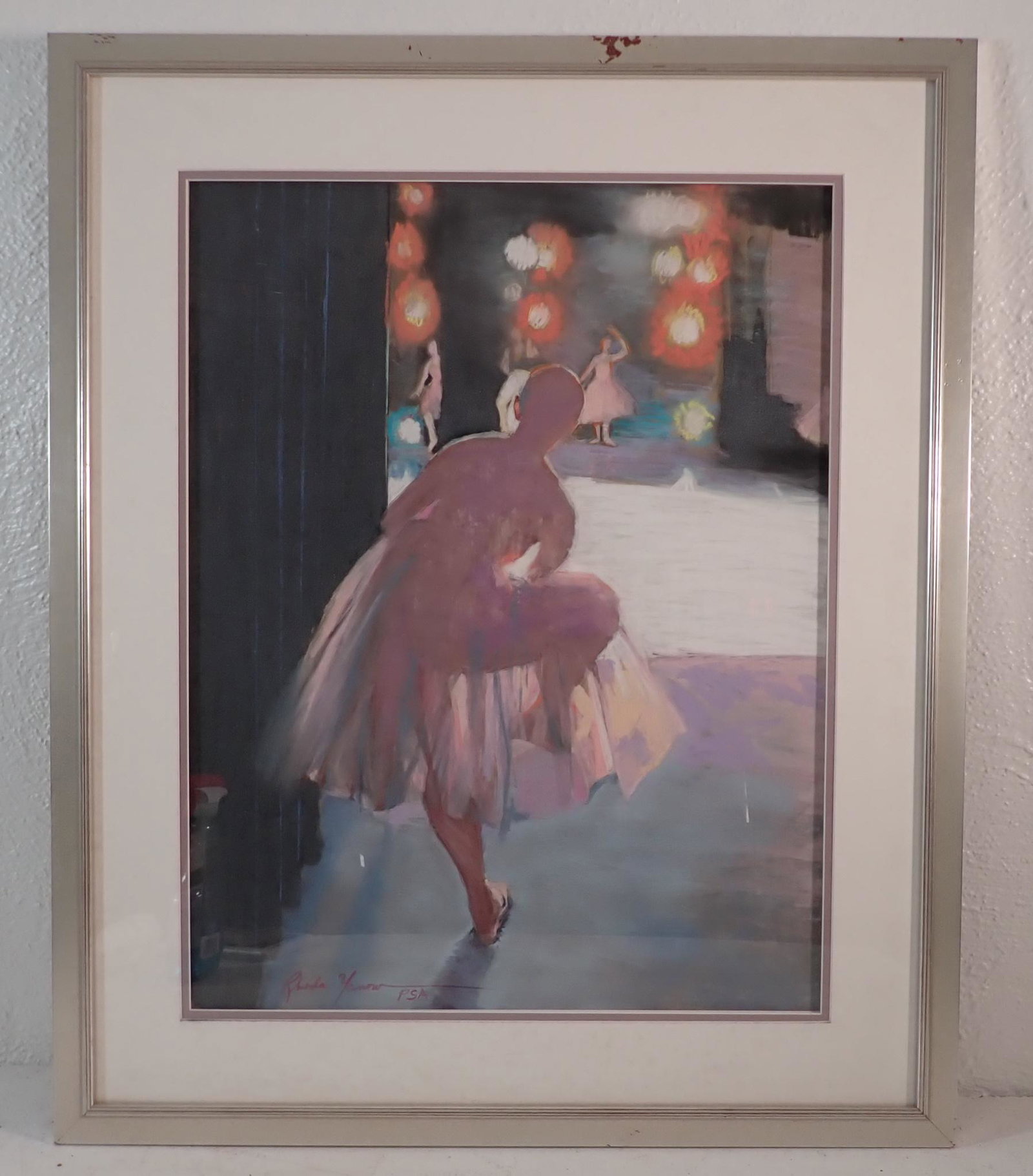 Rhoda Yanow Waiting in The Wings Pastel (1 of 4)
