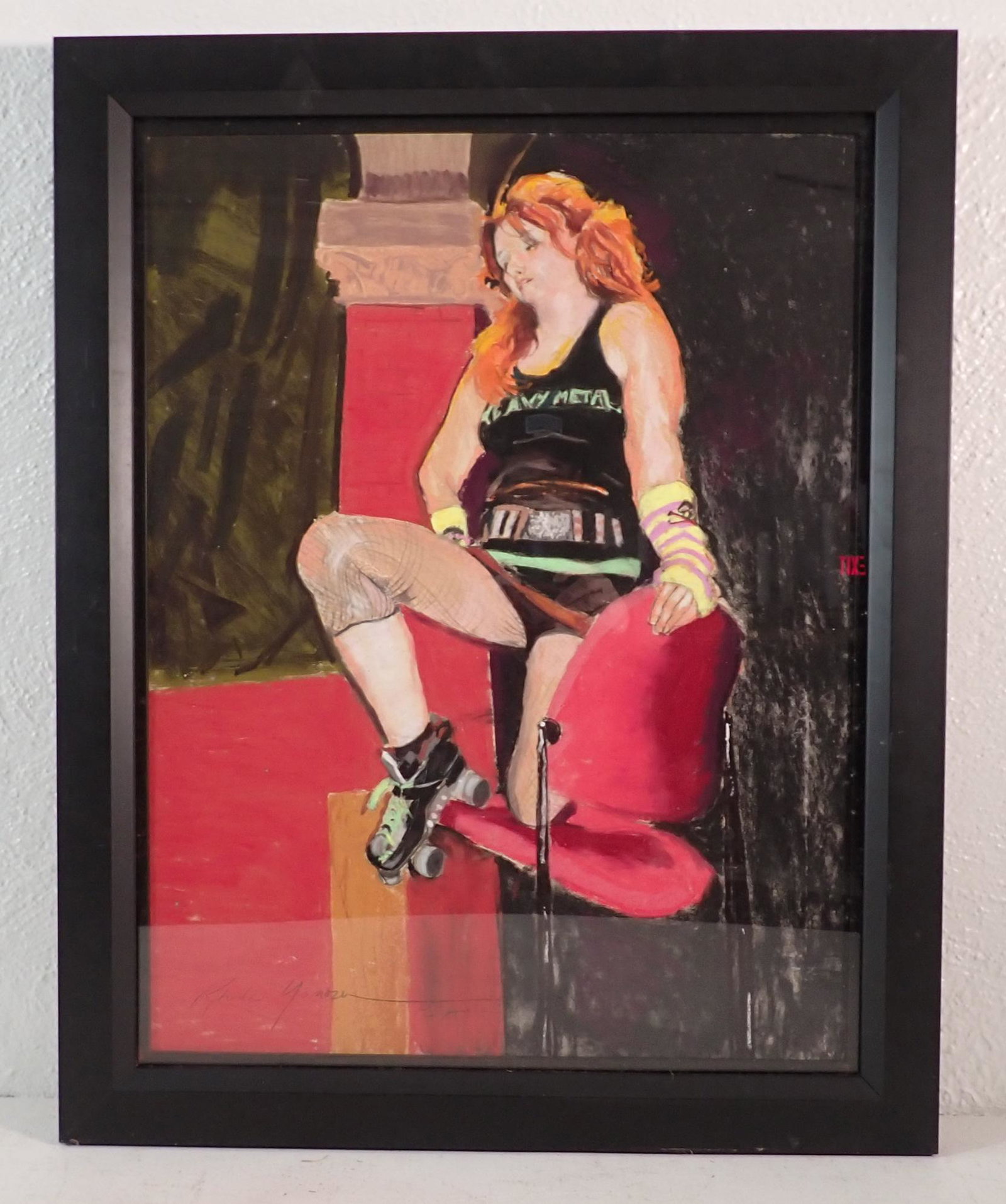 Rhoda Yanow Heavy Metal Roller Skater Pastel (1 of 4)