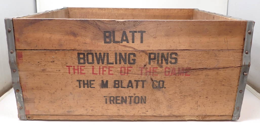Blatt Bowling Pins Wooden Crate (0491) on Feb 05, 2023 M.J. Stasak