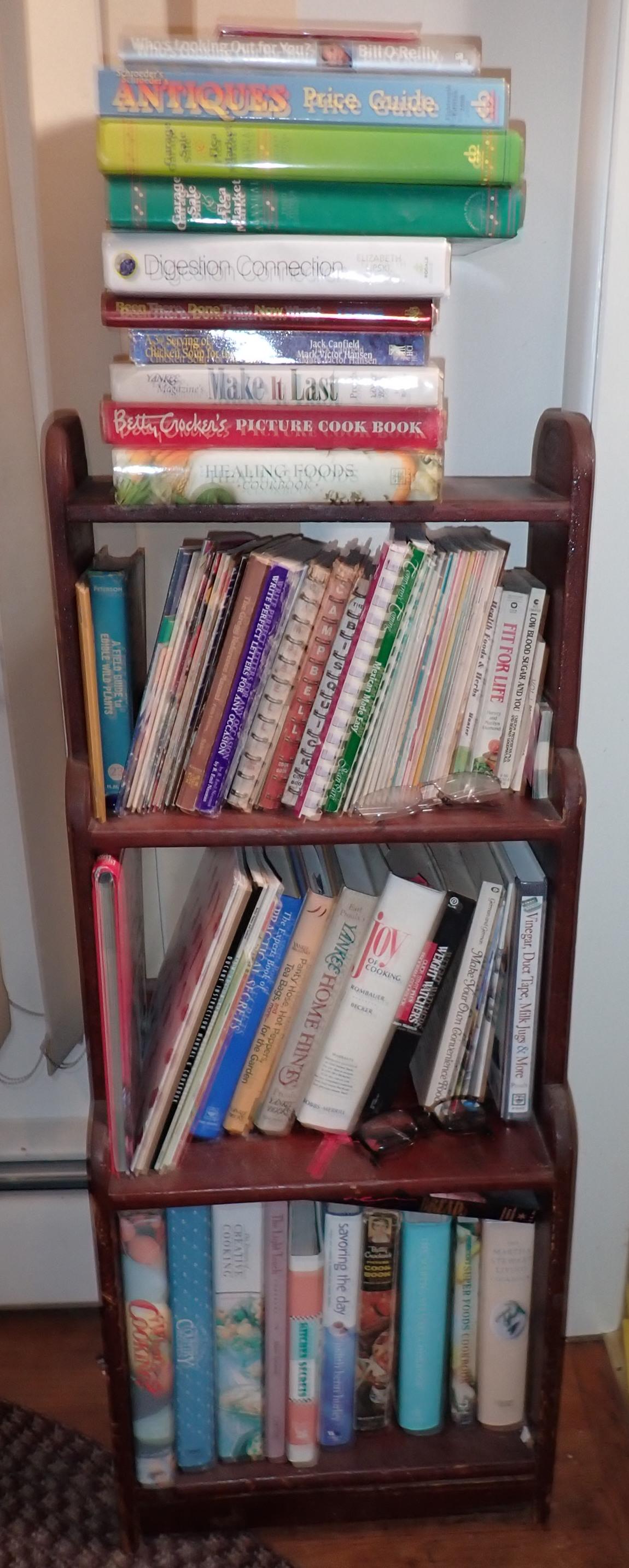 Shelf Cookbooks Misc Books (1 of 5)