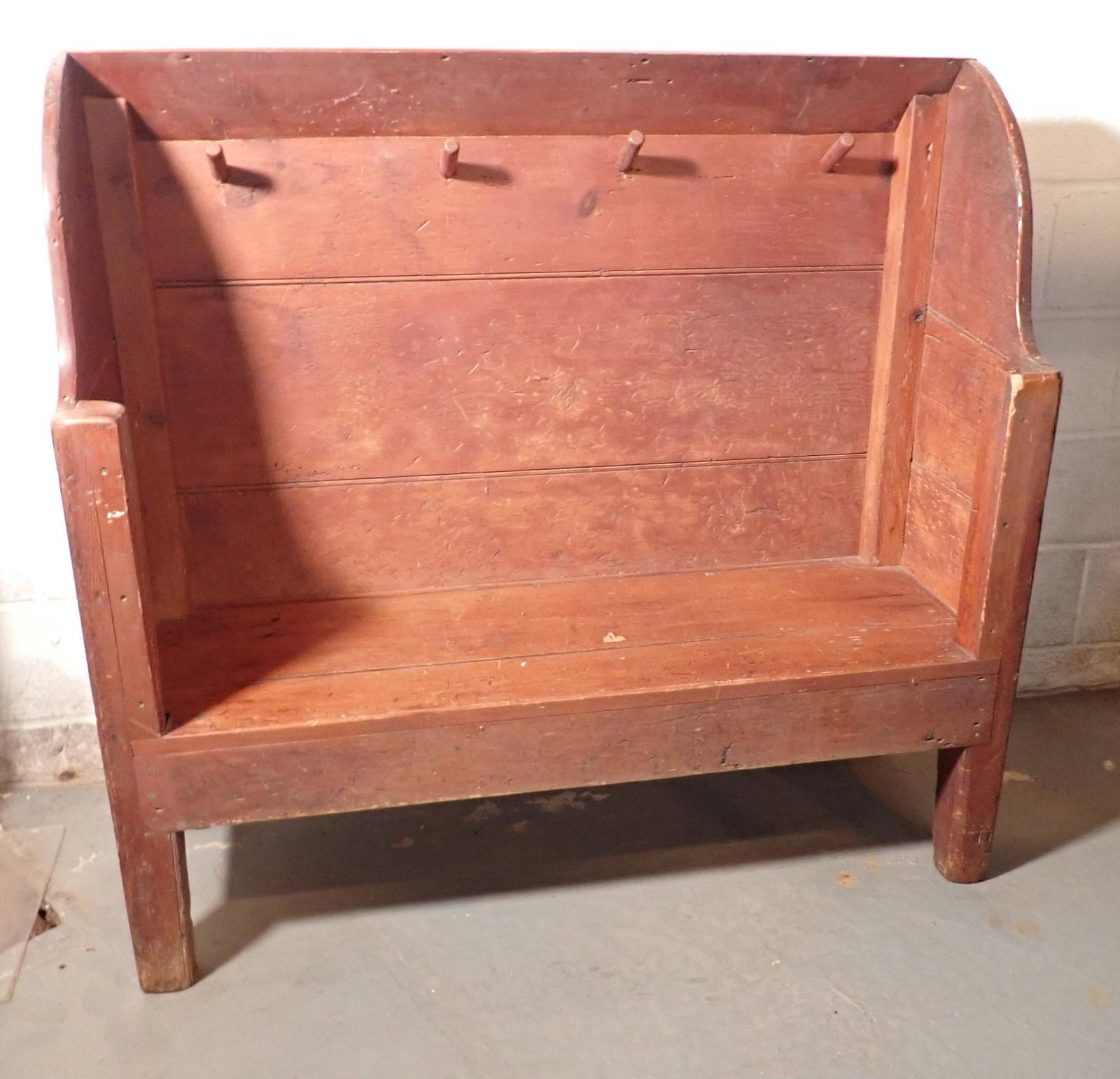 High Back Deacons Bench (1 of 7)