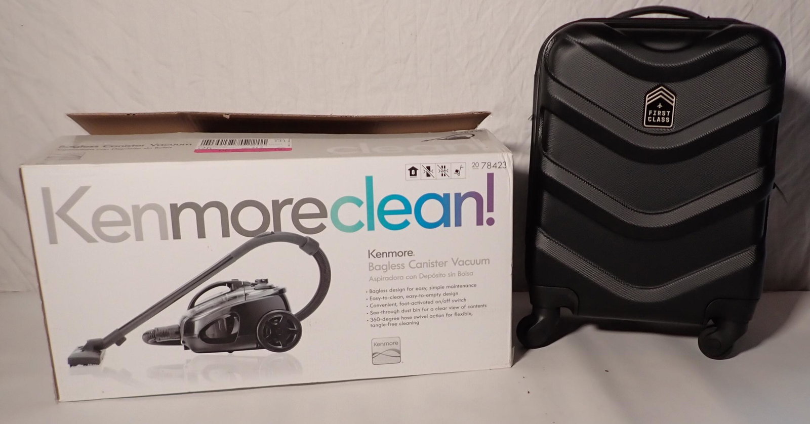 Kenmore Bagless Canister Vacuum & Suitcase (1 of 5)